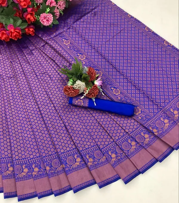 Purple_ridhi_creation_Embellished_Banarasi_Jacquard_Saree_(Purple)